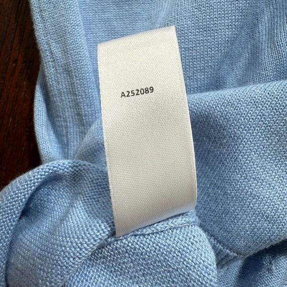 Quacker Factory Shirt Womens L Blue Embroidered Beaded Fruits Cherries Lemons - Picture 11 of 12